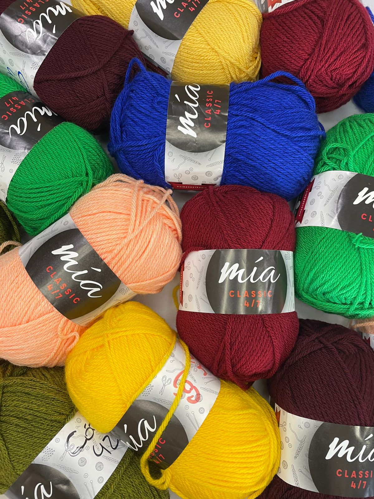 Lana Mía Classic 4/7 – Madeja de 100g